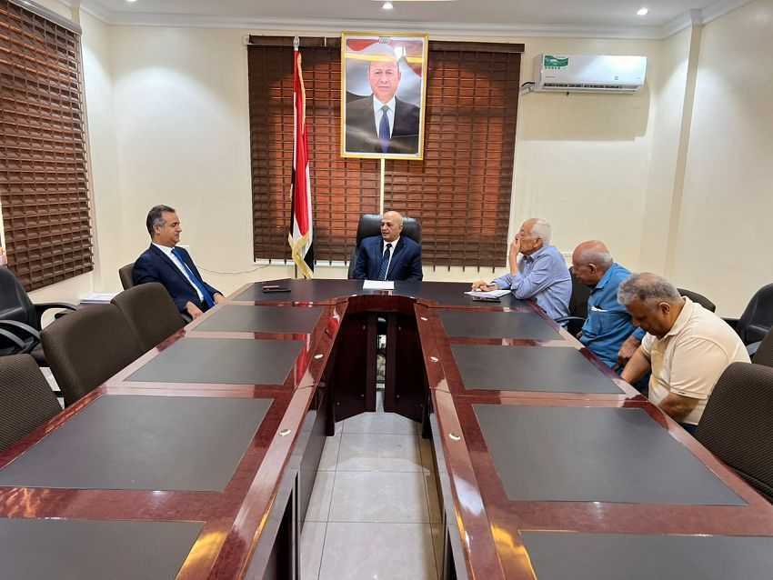لقاء وزير المياه بالسفير الليبي