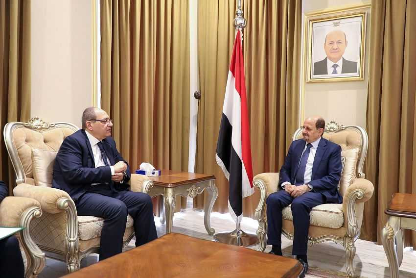 لقاء وزير الخارجية بالسفير المصري