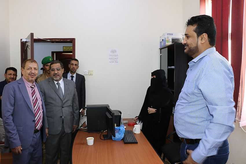 زيارة رئيس مجلس القضاء الأعلى لديوان وزارة العدل