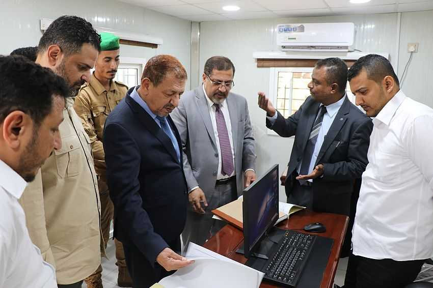 زيارة رئيس مجلس القضاء ووزير العدل للمركز الوطني الطب الشرعي