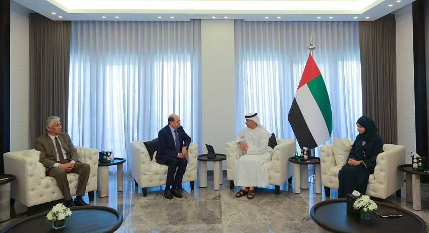لقاء وزير الخارجية مع وزير التربية والتعليم الإماراتي
