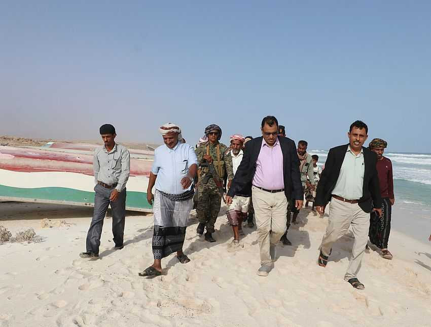 اطلاع الوزير السقطري على إحتياجات القطاع السمكي والحيواني في سقطرى