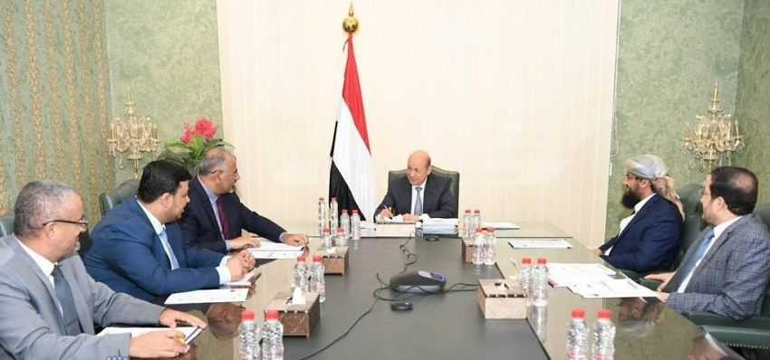 اجتماع مجلس القيادة الرئاسي لمناقشة المستجدات الوطنية
