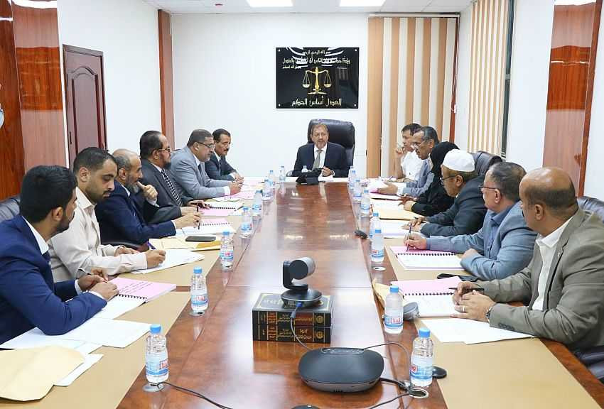 اجتماع مجلس القضاء الأعلى برئاسة رئيس المجلس القاضي محسن يحيى طالب