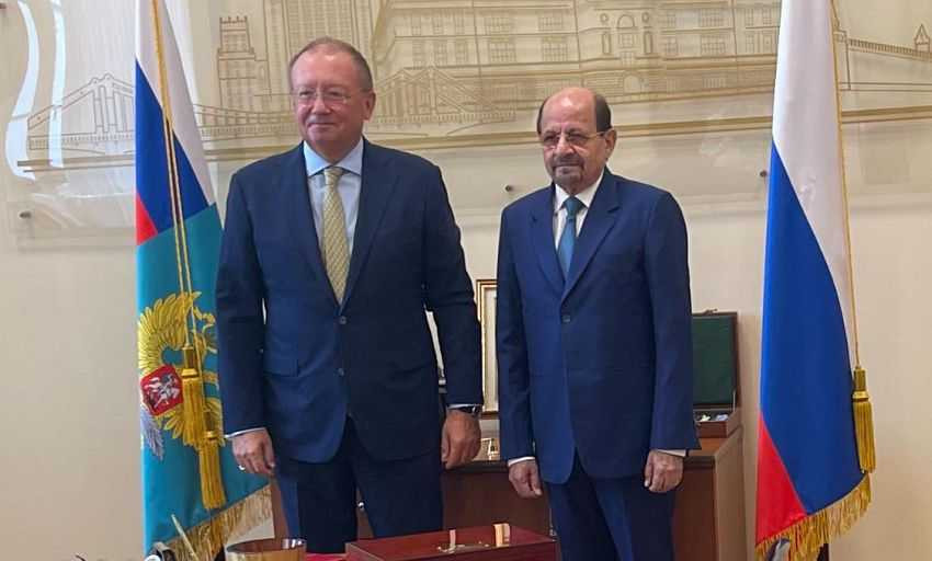 زيارة وزير الخارجية للأكاديمية الدبلوماسية الروسية