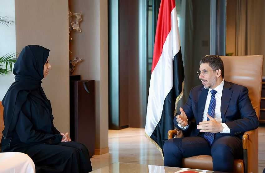 لقاء رئيس الوزراء مع وزيرة التعاون الدولي القطرية