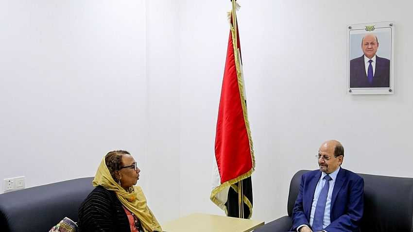لقاء وزير الخارجية ممثلة صندق الأمم المتحدة للسكان
