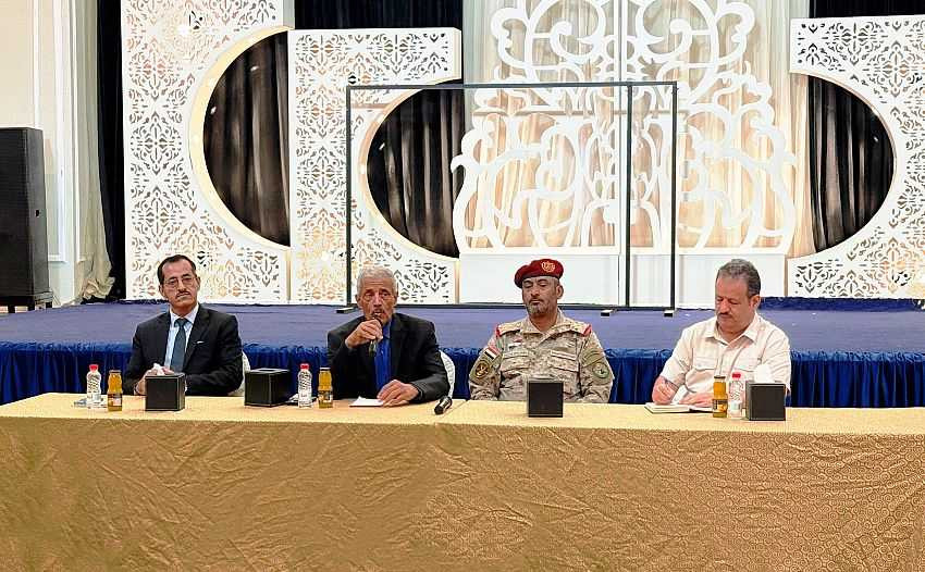 زيارة رئيس هيئة الأركان لمقر اللجنة الأمنية والعسكرية المشتركة