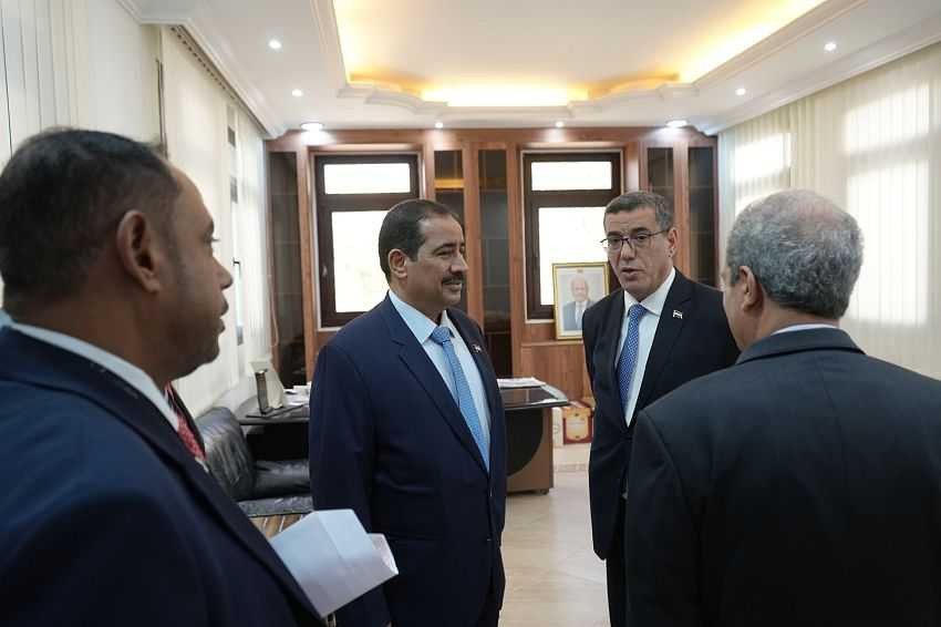 زيارة وزير الداخلية التفقدية سير الإصدار الآلي للجوازات في سفارة بلادنا في قطر