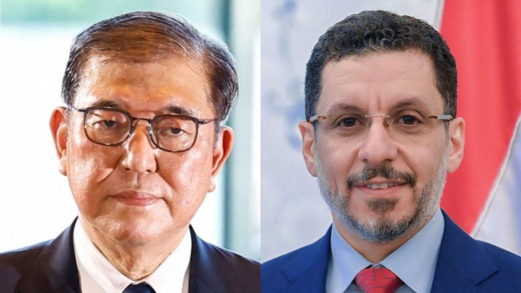 رئيس الوزراء مع نظيره الياباني