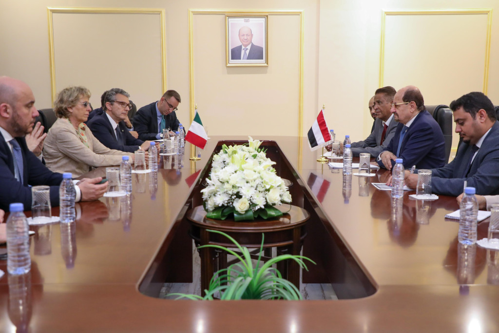 وزير الخارجية يبحث مع وفد مجلس الشيوخ الإيطالي علاقات التعاون الثنائية