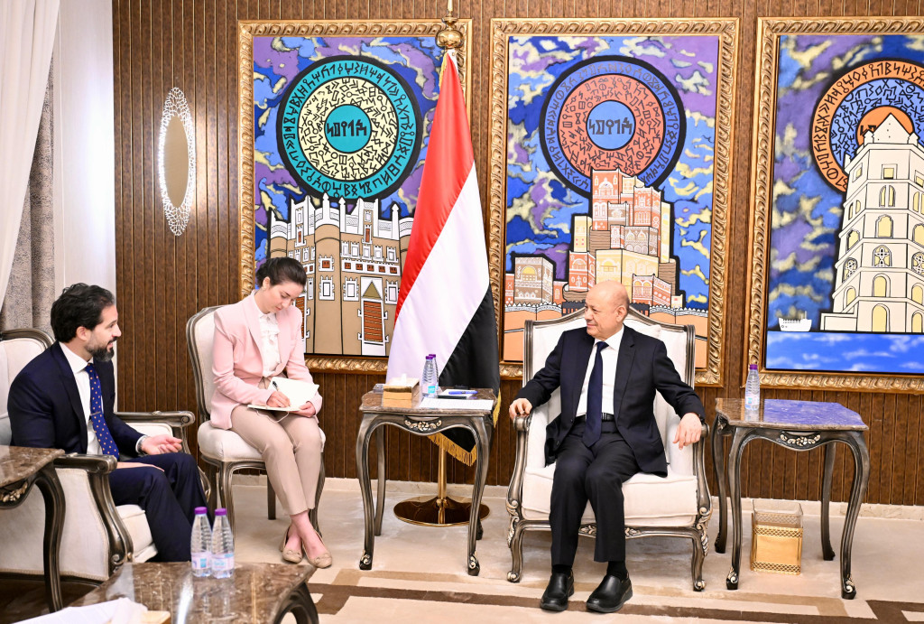 رئيس مجلس القيادة يؤكد أهمية الدعم الدولي لتعزيز مسار الإصلاحات الشاملة