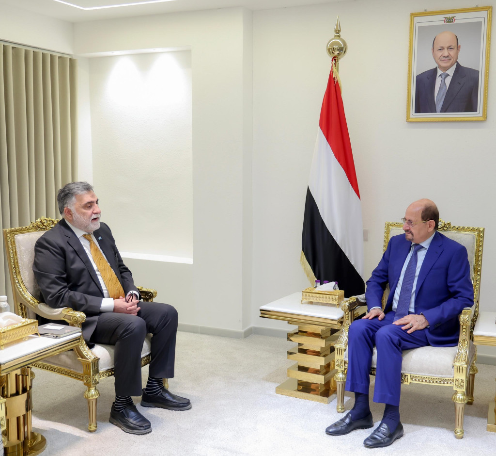 رئيس الوزراء يبحث مع ممثل منظمة الصحة العالمية تعزيز الشراكة لدعم النظام الصحي في اليمن