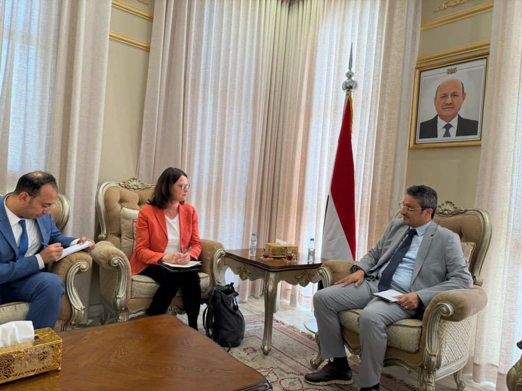 وزير الثقافة والسياحة يبحث مع مسؤولة بالخارجية الألمانية تعزيز التعاون الثقافي ودعم حماية الآثار اليمنية