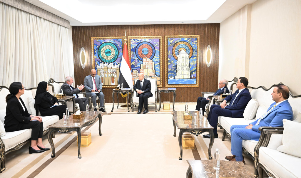 رئيس مجلس القيادة يؤكد التزام الدولة بتوفير كافة سبل الحماية والتسهيلات لمجتمع العمل الإنساني