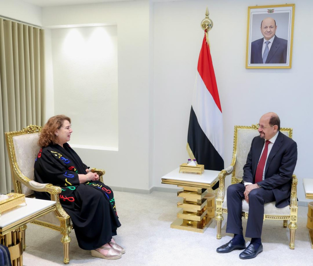 رئيس الوزراء يستقبل الممثل المقيم لبرنامج الأمم المتحدة الإنمائي في اليمن