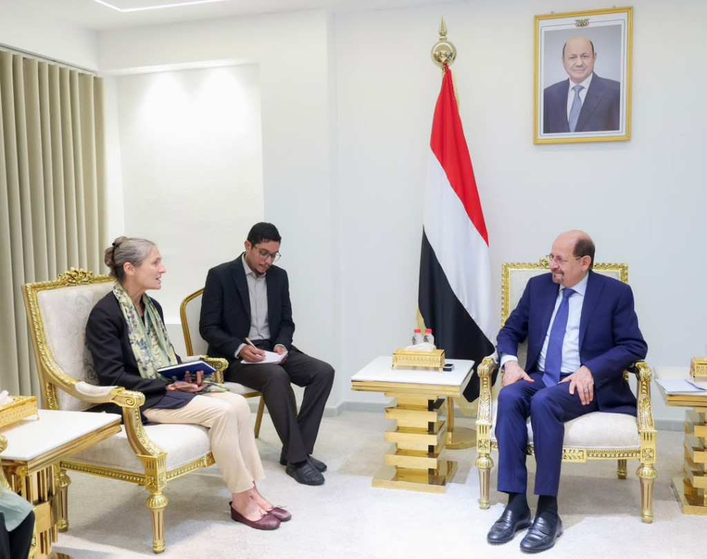 رئيس الوزراء وزير الخارجية يستقبل في عدن سفيرة هولندا لدى اليمن